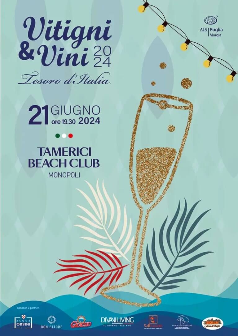 Wine in the beach al Tamerici di Monopoli